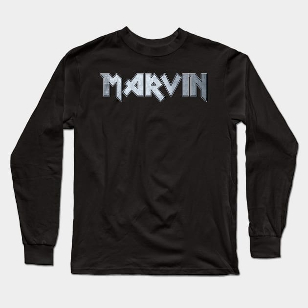 Heavy metal Marvin Long Sleeve T-Shirt by KubikoBakhar